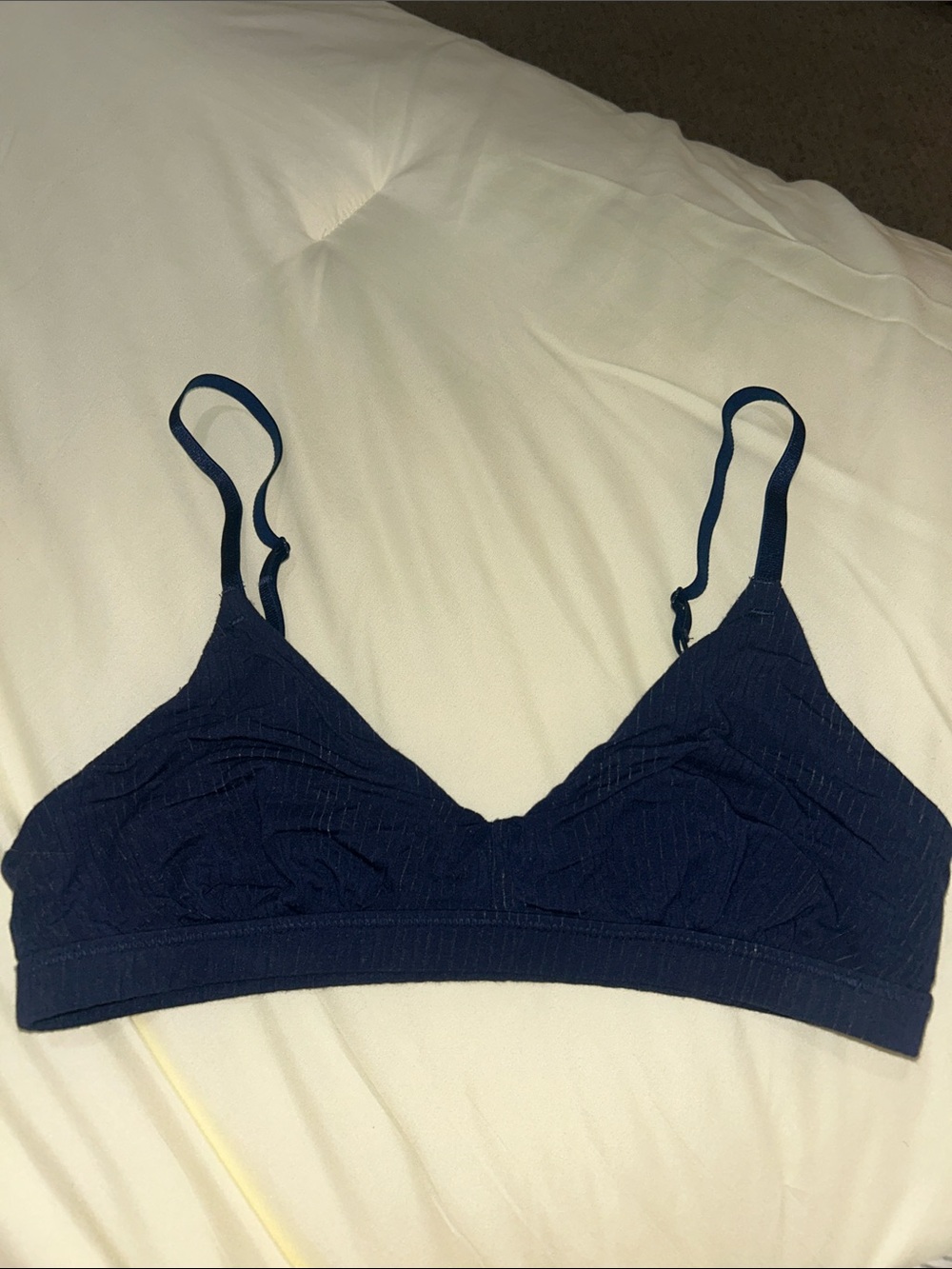 Aerie Navy Triangle Bralette - Women Intimates